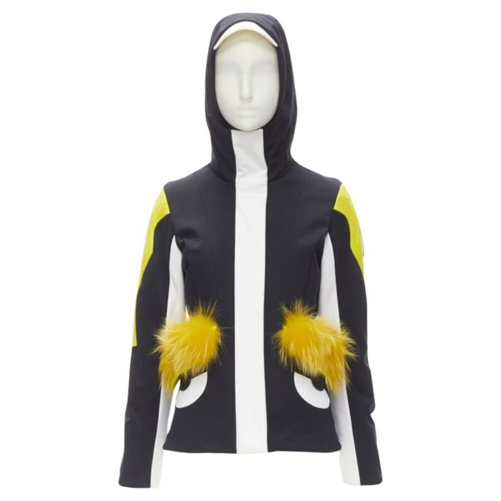 Fendi Fur Trim Ski Jacket